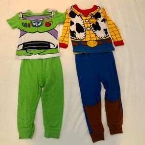 Snug Fit 3T Toy Story Woody and Buzz Lightyear Toddler pajamas